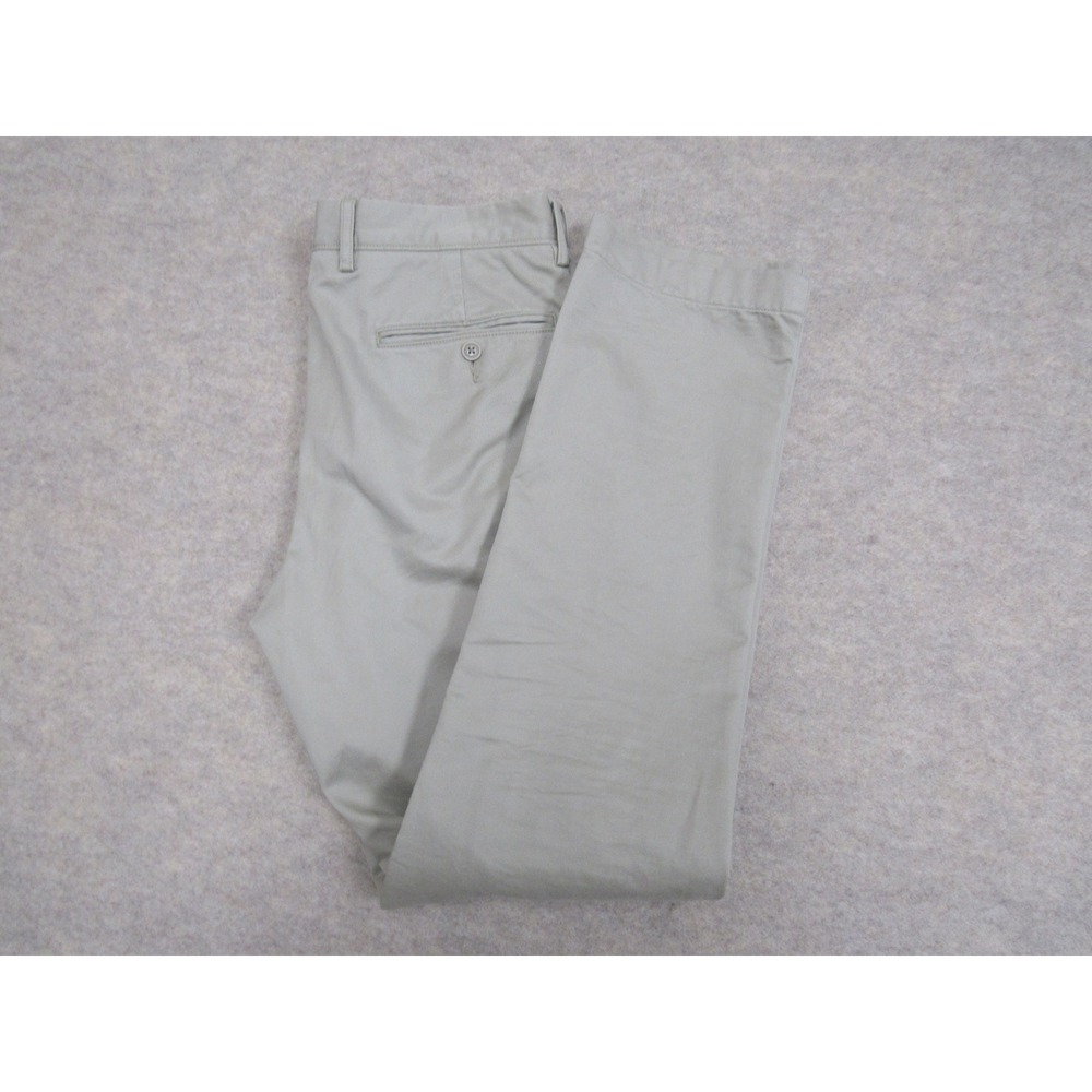 J.Crew Broken In Chinos Mens 30x32 Khaki Gray Cotton Twill Urban Slim Pants